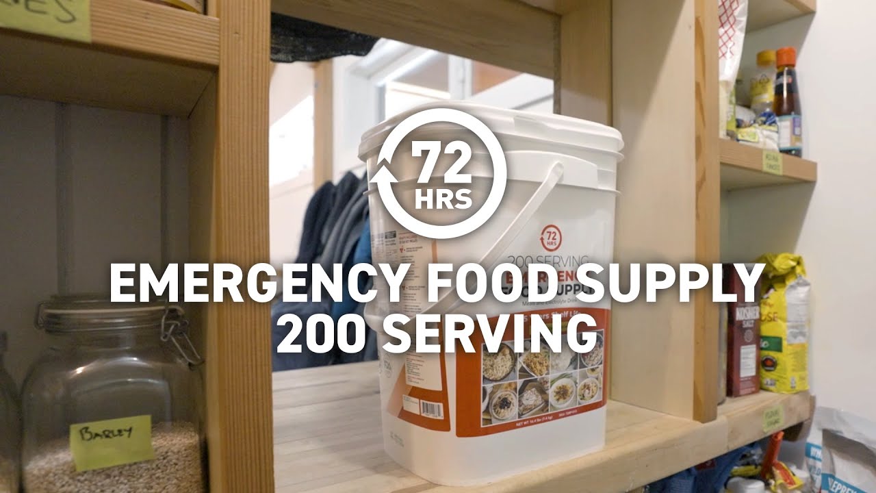 72HRS Emergency Food Supply - 200 Serving