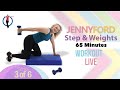 Step And Weights Workout Series 3 Of 6 Total Body Fitness 3 Step Combos Sweaty Fitness 65 Min