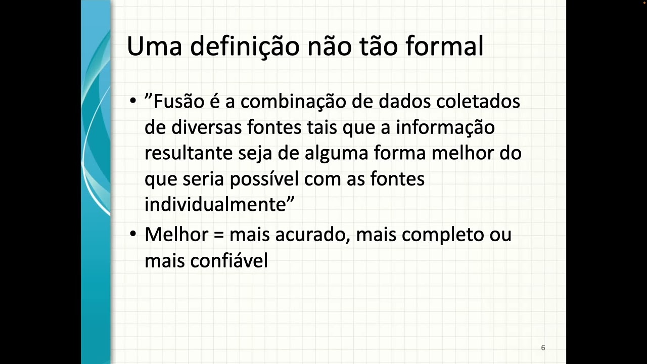 Aula de Tópicos Especiais de Engenharia de Software V - Fusão de dados - aula 1
