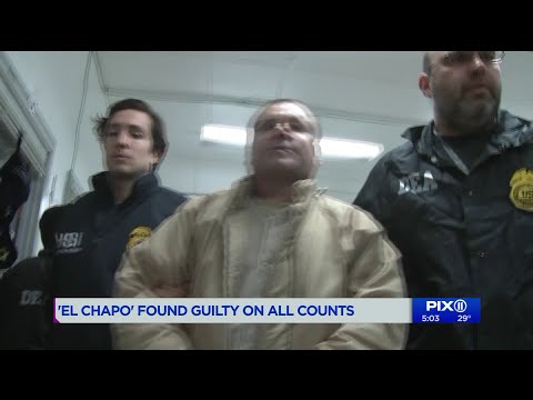 Notorious Mexican drug lord Joaquin `El Chapo` Guzman found guilty