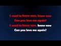 John Newman - Love Me Again Karaoke 