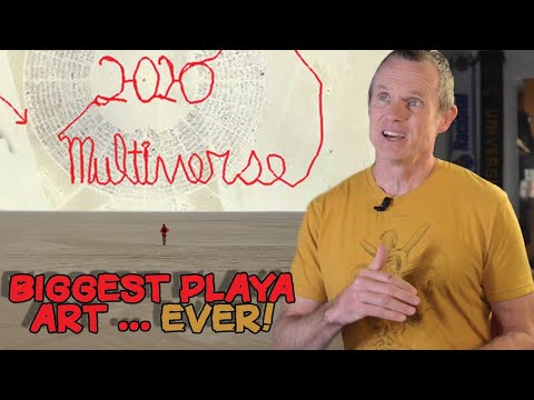 Massive Strava Ultra Art - Largest (Not) Burning Man Art Ever!? Ultramarathon on Playa 2020