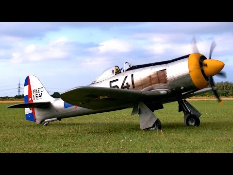 BIG RC HAWKER SEA FURY SCALE MODEL AIRPLANE FLIGHT DEMO / Euroflugtag Rheidt 2016