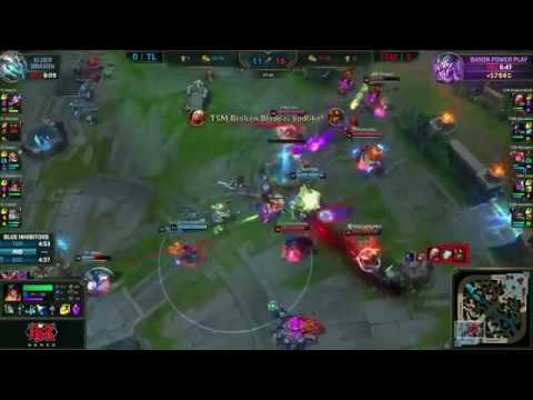 Broken Blade Vladimir Quadra kill TSM vs Team Liquid 2019 LCS Final