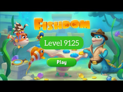 Fishdom level 9125 #youtube #gamevideo #fishdom