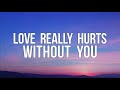Billy Ocean - Love Really Hurts Without You (Lyrics Video)