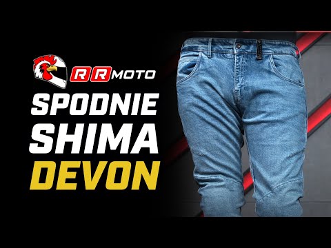 SHIMA DEVON - spodnie motocyklowe z ochraniaczami
