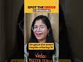 Spot The Error In 30 Seconds Class 10 English Grammar CBSE Board Exam 2024