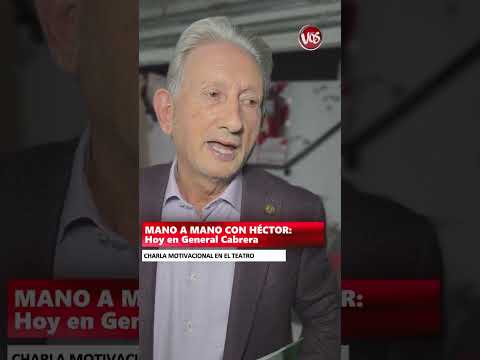 GENERAL CABRERA: CHARLA MOTIVACIONAL EN EL TEATRO.