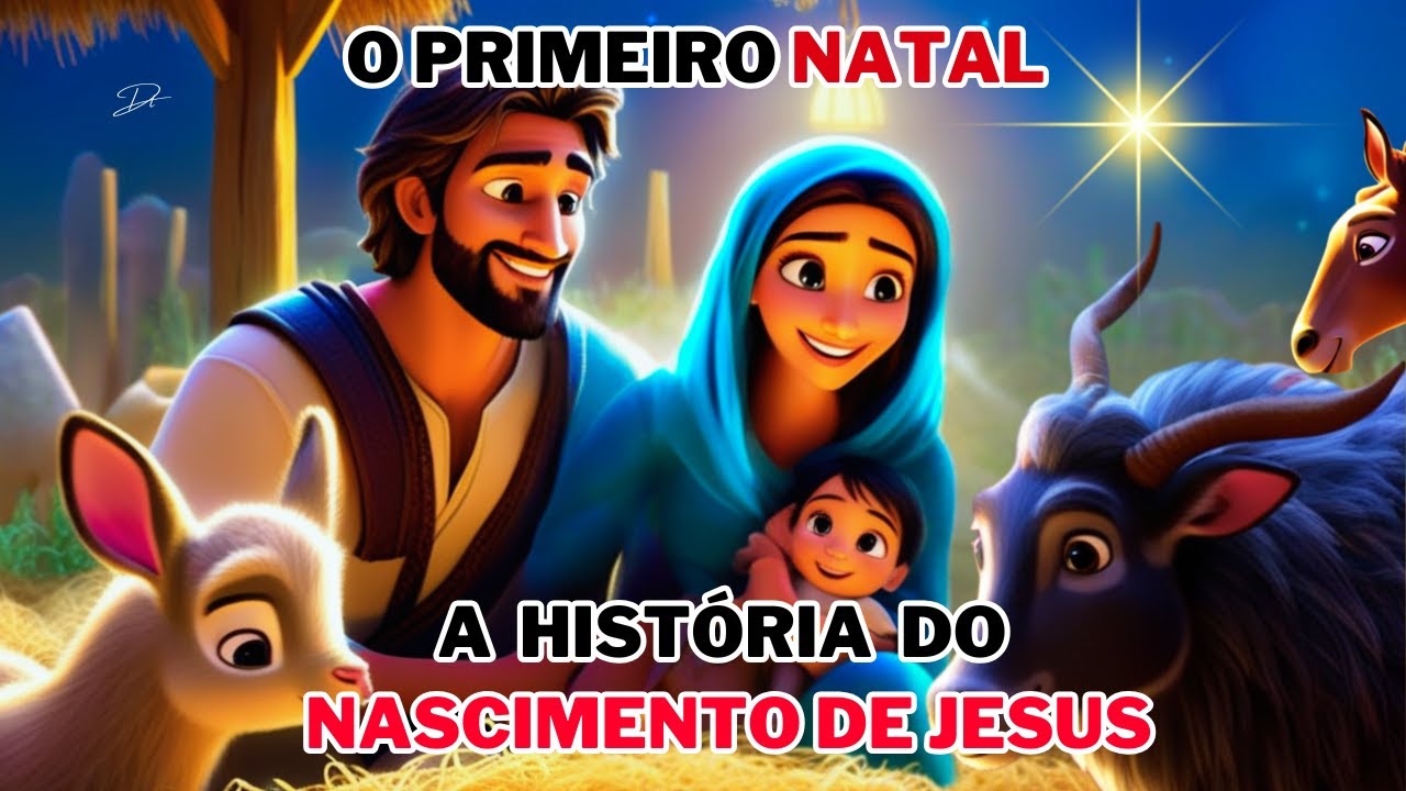 O Primeiro Natal / A História do Nascimento de Jesus /HISTÓRIA INFANTIL #mensagem  #natal
