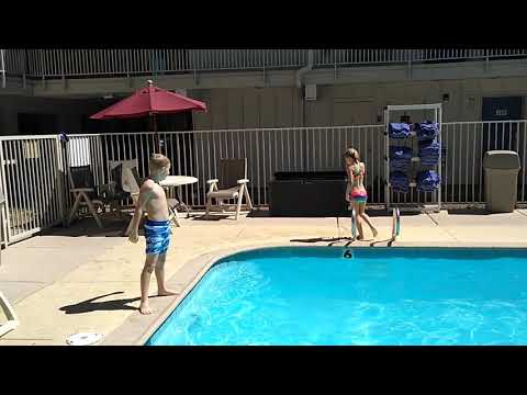 Pool at the Motel 6, Flagstaff Arizona