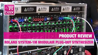 Video thumbnail for Musikmesse 2015 - Roland System-1m Modulair Plug-Out Synthesizer by Bax-shop | Bax Music Goes