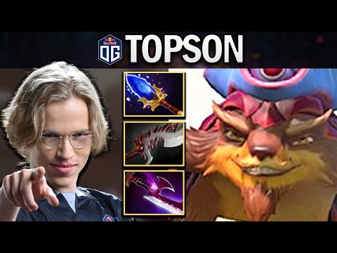 OG.TOPSON SMURF PANGOLIER WITH 23 KILLS - DOTA 2 7.27 GAMEPLAY