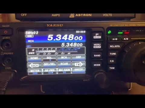 Tuning on 60 meters with the FT-991A