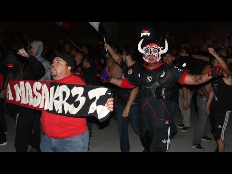 "CARAVANA XOLOS VS PUEBLA | LA MASAKR3 DE TIJUANA" Barra: La Masakr3 • Club: Tijuana