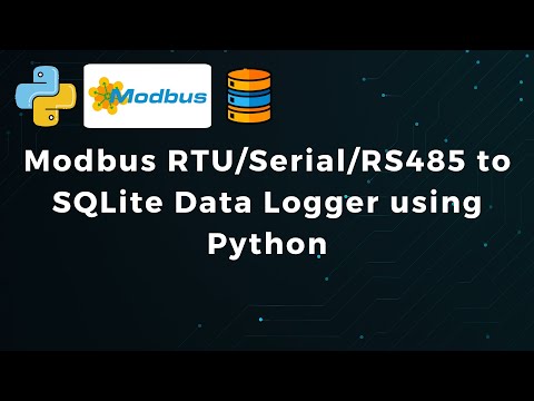 Basic Modbus Rtuserialrs485 To Sqlite Data Logger Using Python