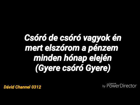 PIXA X ROSTÀS SZABIKA- CSÓRÓ (DALSZÖVEG)