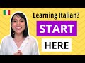First 10 Italian VERBS you MUST Learn to Start Speaking Italian