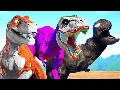 Jurassic World Evolution Spiderman, Spinosaurus Vs T Rex Joker, Captain America Dinosaurs Fighting