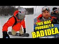 Bodybuilders Go Snowboarding... What Could Go Wrong