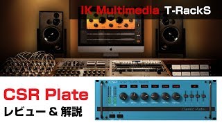 Video thumbnail for 【プラグイン解説】IK Multimedia / CSR Plate 基本の使い方とレビュー by DAW LESSON