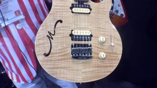 Video thumbnail for 2014 Winter NAMM Show - Ernie Ball Music Man Axis Super Sport Semi-Hollowbody Guitar by Musician's Friend
