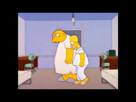 Homer meets Michael Jackson