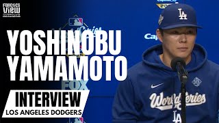 Download lagu Yoshinobu Yamamoto Discusses Toronto Blue Jays Impressions, Pitching in 2nd World Series for Dodgers mp3 Download lagu Yoshinobu Yamamoto Discusses Toronto Blue Jays Impressions, Pitching in 2nd World Series for Dodgers mp3