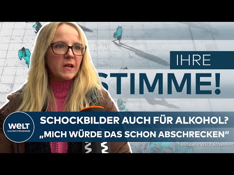 ALKOHOLKONSUM IN DEUTSCHLAND: Krebsrisiko! Schockbilder wie bei Zigaretten die Lösung? Ihre Stimme