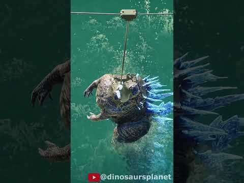 Godzilla Jumps for the Bait! 🐲🐟 Just Like Jurassic World’s Mosasaurus! 🎣 JWE2