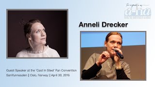 &#39;Cast In Steel&#39; a-ha Fan Convention 2016 - Guest Speaker Anneli Drecker