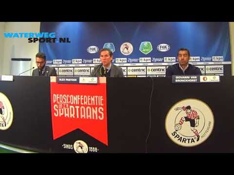 Perconferentie na Sparta - Feyenoord met Alex Pastoor en Giovanni van bronckhorst