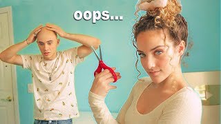 I CUT MY BROTHER'S HAIR???