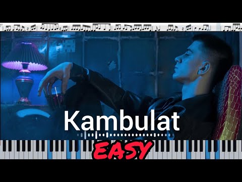 Kambulat — Привет (кавер на пианино + ноты) EASY