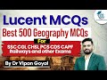 Lucent MCQs l Best 500 Lucent Geography MCQ For SSC CGL CHSL PCS CDS CAPF Railways By Dr Vipan Goyal