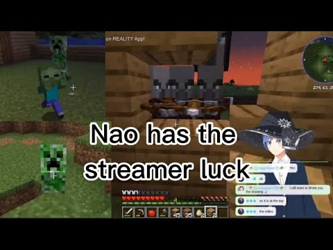 OMEGS7 - 1 Nao vs all the bad luck in Minecraft 🤣 - Vtuber Clips