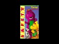 Opening Closing To Barney Safety 1995 VHS 1997 ActiMates Copy