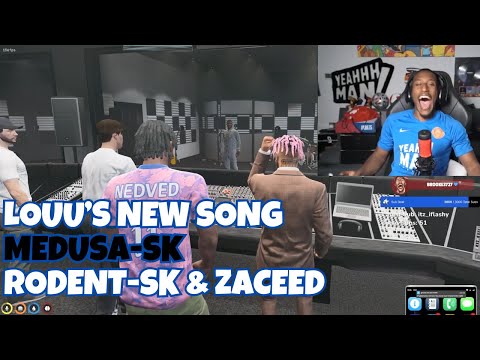 Filly Reacts To Louu's New Song & SK's Medusa and Rodent | MANDEM NOPIXEL GTA RP