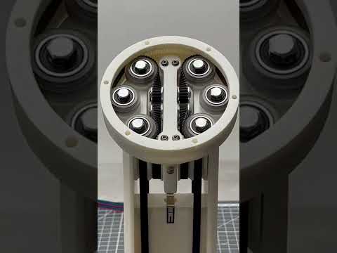 Robot wrist joint, timing belt differential #shorts