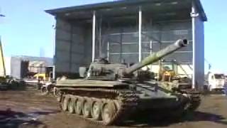Finnish tank T-72 scrapped