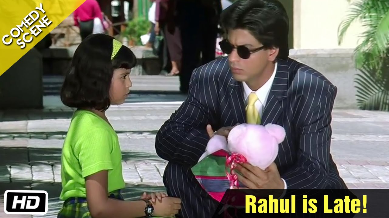 Rahul is Late! - Comedy Scene - Kuch Kuch Hota Hai - Shahrukh Khan, Sana Saeed