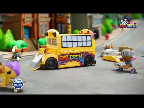 Rinkinys TECH DECK „Crew Ultra Sk8 Bus“ video