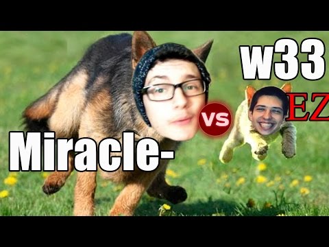 Miracle- vs w33 - 34 Kills still lose - Ez Comeback