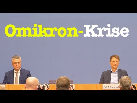 Corona-Lage mit Karl Lauterbach (SPD) & Lothar Wieler (RKI) | BPK 16. Dezember 2021