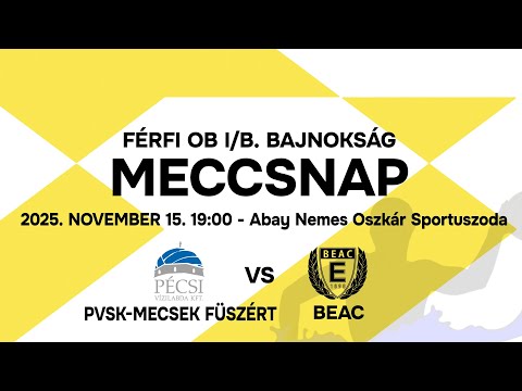 PVSK Mecsek füszért vs ELTE-BEAC országos férfi OB1/B bajnokság
