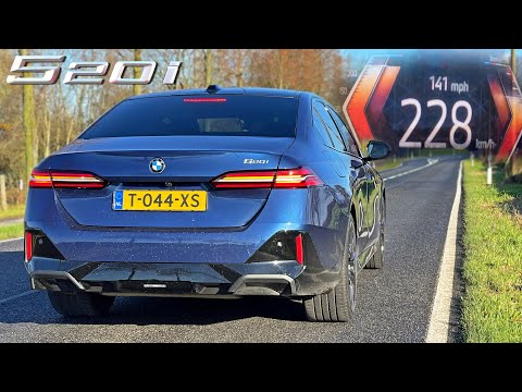 Thumbnail for 2024 BMW 5 SERIES G60 520i | ACCELERATION & TOP SPEED on AUTOBAHN by BMW 5 Series (G60)