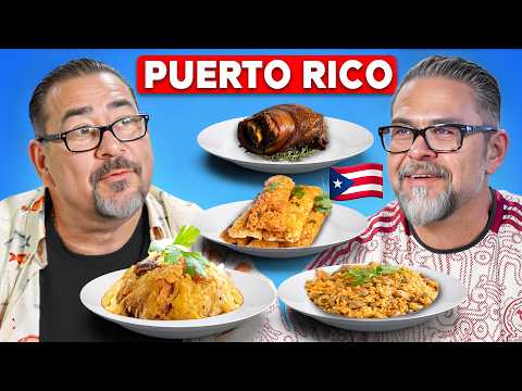 Mexican Dads Try Puerto Rican Food
