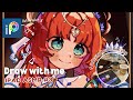 Draw With Me Nilou IPAD ASMR 3 Full Art Process Ibis Paint X Unboxing Haul Mini Vlog