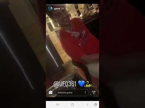 Ufo361 in der Instagram Story vom US Rapstar Gunna (05.06.19)