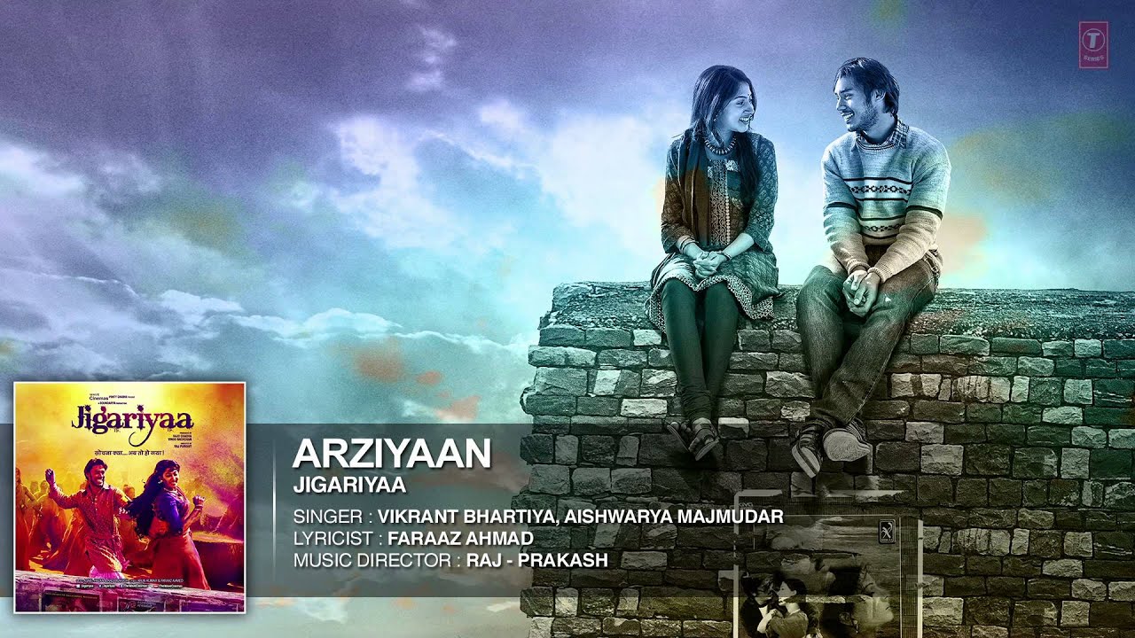 Arziyaan Lyrics  | Jigariyaa | Harshvardhan Deo, Cherry Mardia | Aishwarya Majmudar, Vikrant Bhartiya | Prakash (Raj-Prakash), Raj (Raj-Prakash)